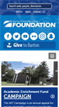 Mobile Screenshot of bartonccfoundation.org